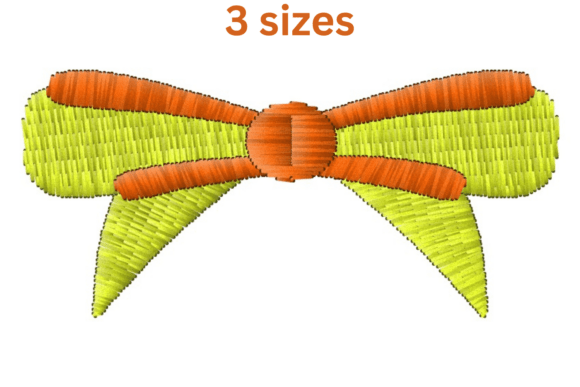 A Designer's Take on the Cute Bow Embroidery Design
