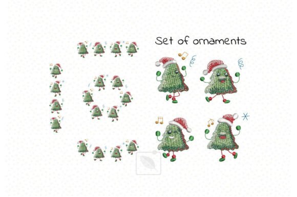 A Professional Review: Dancing Christmas Trees Embroidery Design