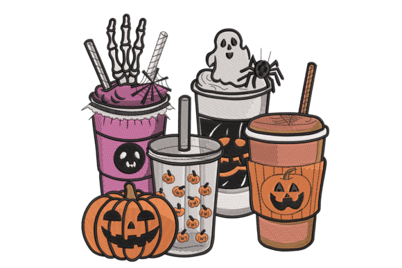 A Spooky Pumpkin Latte Embroidery Design Review