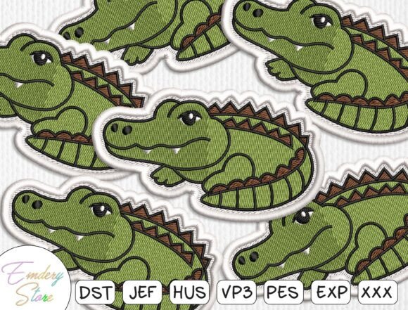 An Honest Review of the Alligator Patch Embroidery Design