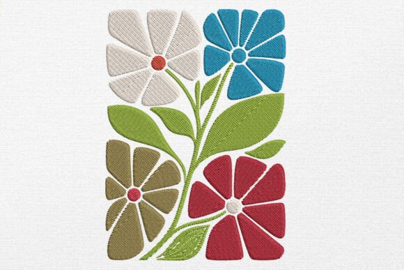Decorative Flower Embroidery: A Boho Chic Gift Maker