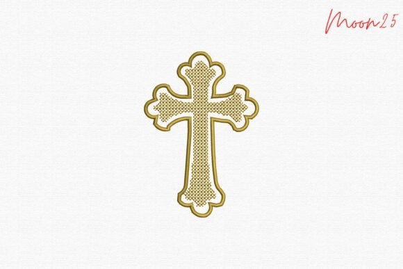 Elegant Gold Christian Cross: A Designer's Sweatshirt Review