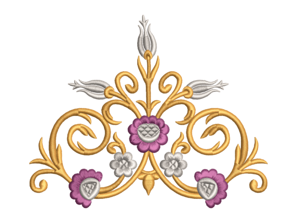Ottoman Tulip: A Baroque Floral for Modern Embroidery