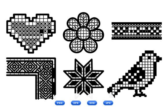 Pixel Folk Embroidery SVG Pack: A Craft Fair Designer's Review