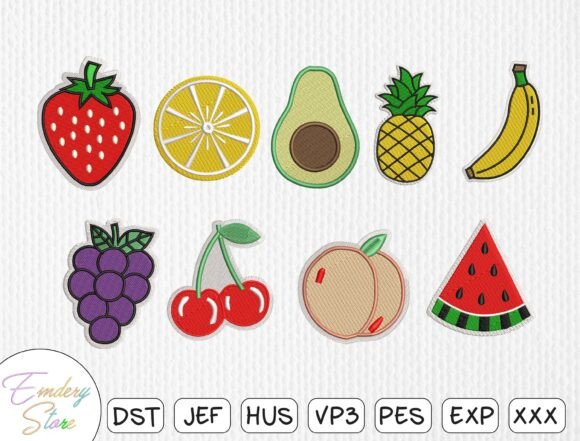 Reviewing the Fruit Embroidery Patch Set for Seasonal Appeal