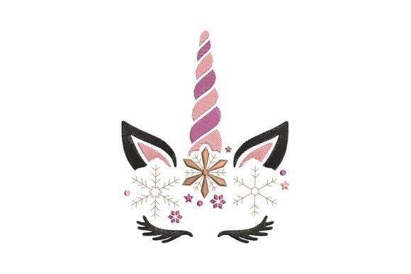 Snow Unicorn Face: A Holiday Embroidery Designer's Review